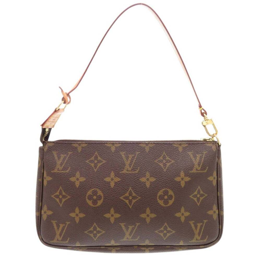 LOUIS VUITTON Brown Monogram Pochette Pouch - Picture 2 of 8
